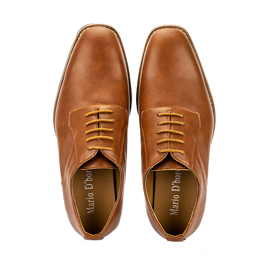 Mario D' Boro Men's Formal Shoes Mw 23049 Black/Tan