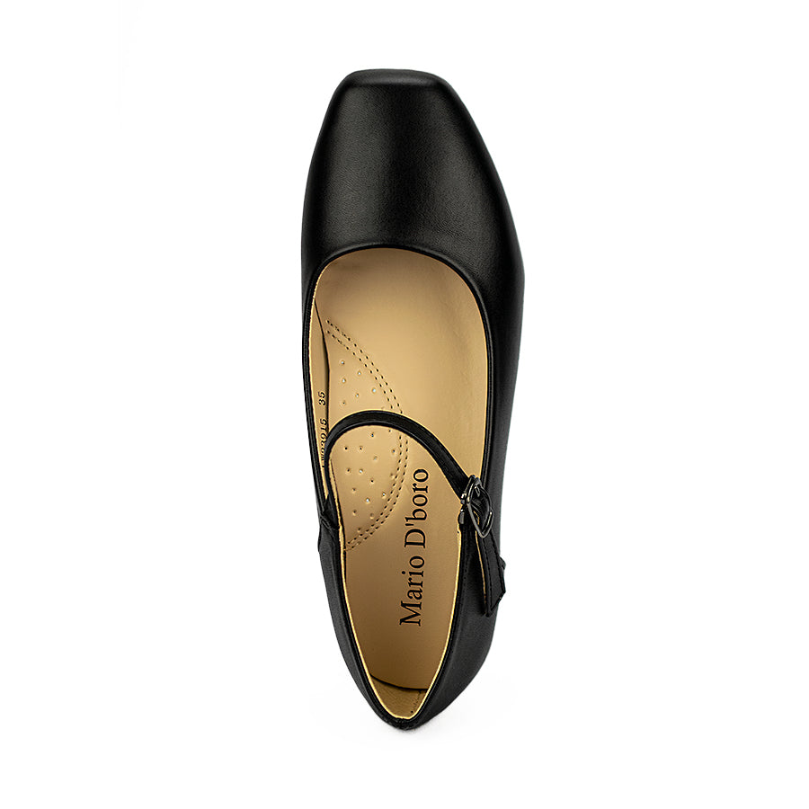 Mario D' Boro Women's Sshs Flat Shoes Lw 23915 Black C28-C40