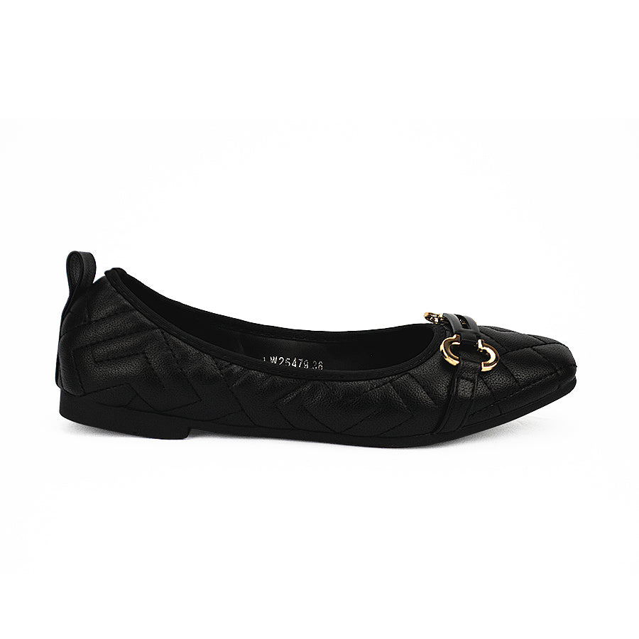 Mario D'Boro Women Ballet Flats Shoes LW 25479 Black C40