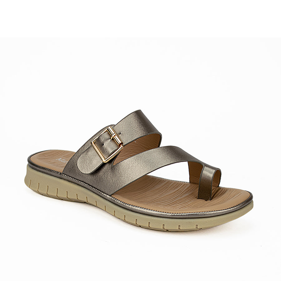 Mario D' Boro Women's Sandals Lv 018 Black/Gunmetal