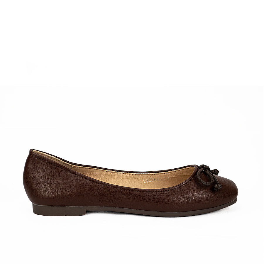 Mario D' Boro Women's Flats Lw 22692 Dark Brown/Black