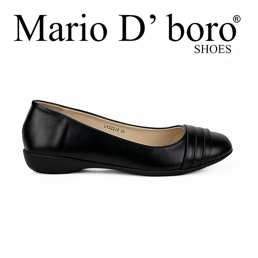Mario D' Boro Women's Flat Shoes Lv 22210 Black
