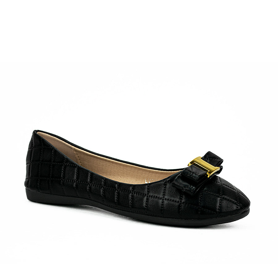 Mario D' Boro Women's Flat Shoes Lv 22684 Black/Dark Beige