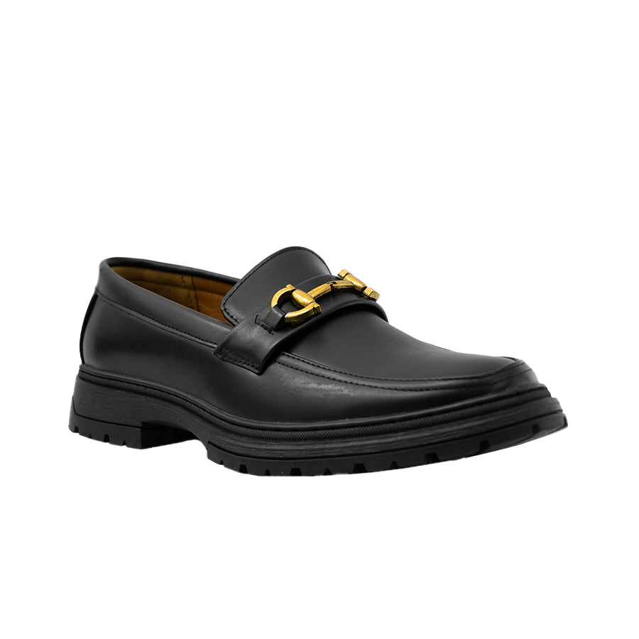 Mario D' Boro Men's Formal Slip On MY 26042 Black/Dark Brown C69