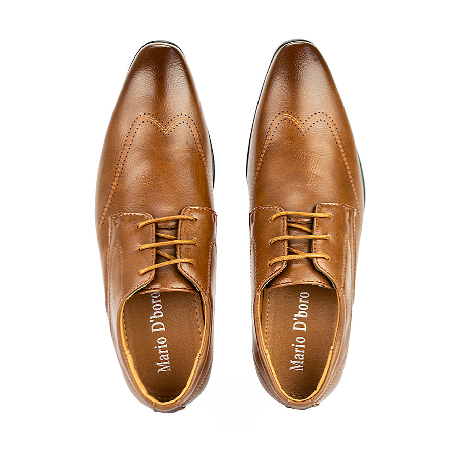 Mario D' Boro Men's Formal Shoes With Lace Mw 23870 Black/Mocca C30