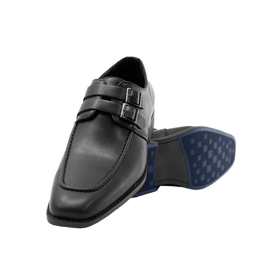 Mario D' Boro Men's Formal Slip On MY 26040 Black/Dark Brown C69