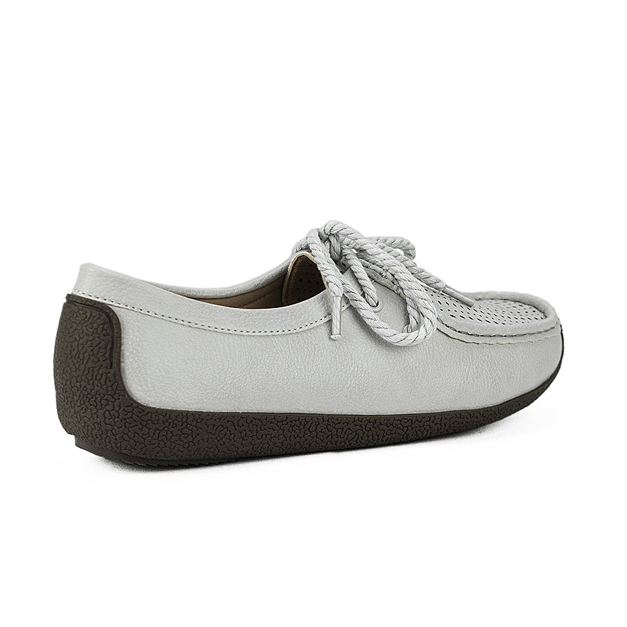 Mario D'Boro Women's Loafer Lw 25986 Light Gray/White C46