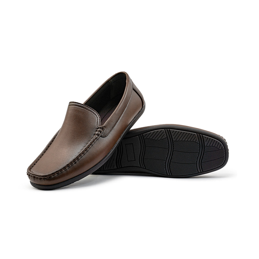 Mario D' boro Men's Casual Loafers MY 25704 - Black / Dark Brown C84