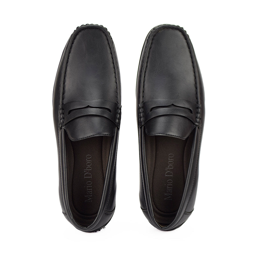 Mario D' Boro Men's Casual Loafers Mw 22379 Black