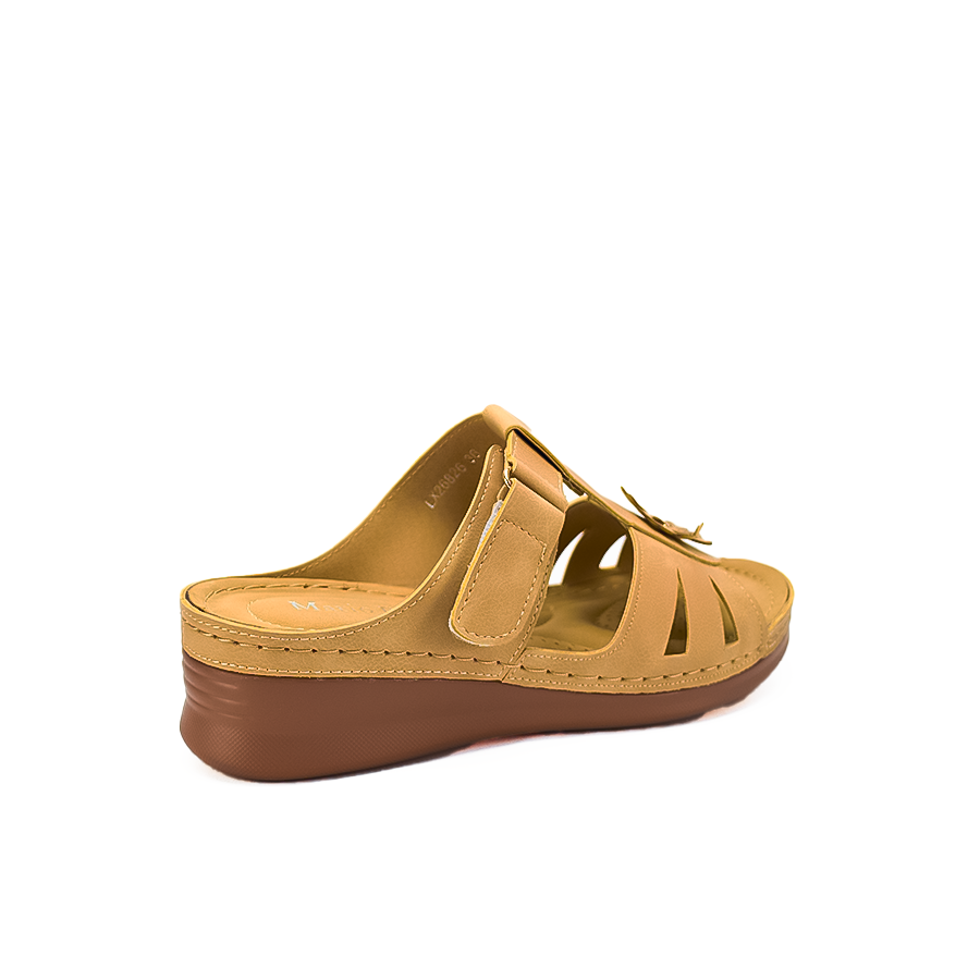 Mario D' Boro Women's Wedge Sandals LX 26826 Beige/Off White C51