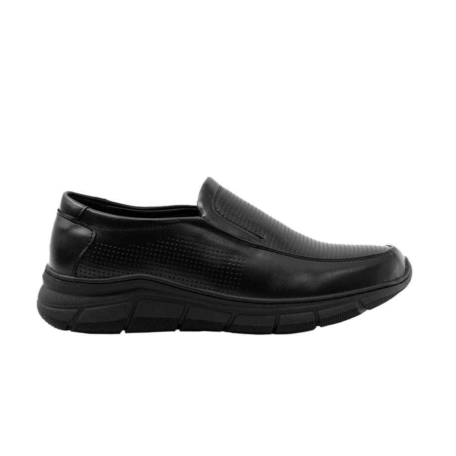 Mario D' Boro Men's Formal Slip On MY 25952 Black/Dark Brown C69