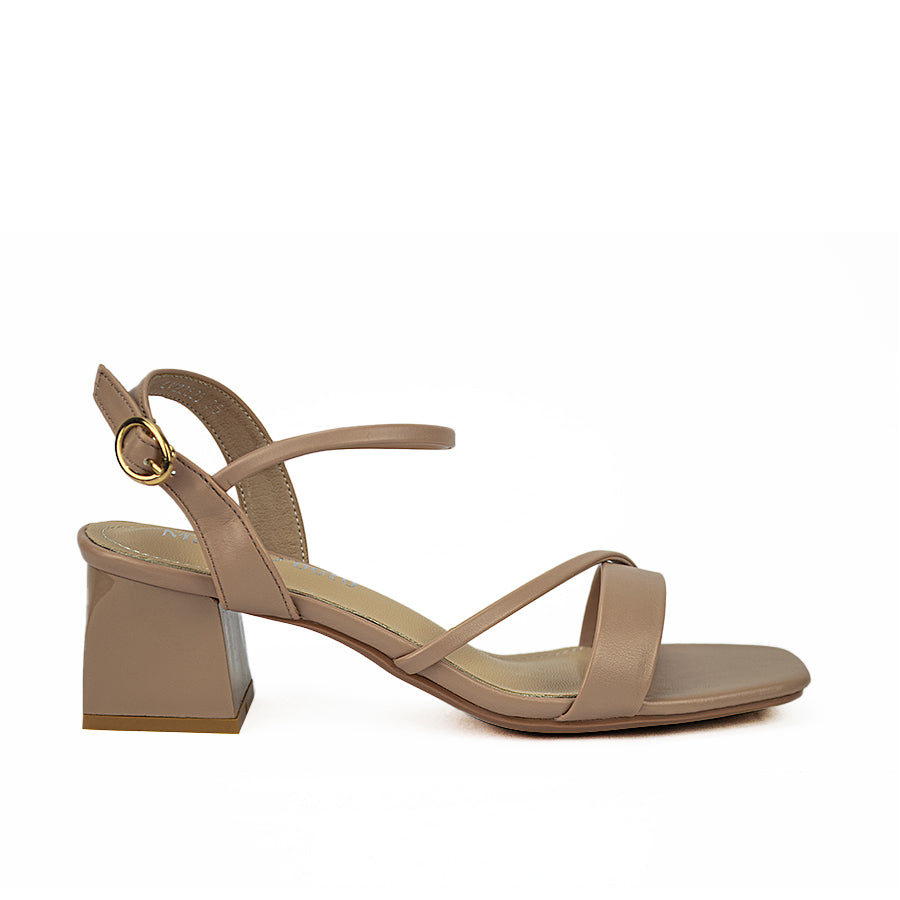 Mario D' Boro Women's Heeled Sandals Lv 22525 Old Rose/Green/Taupe C39 C51