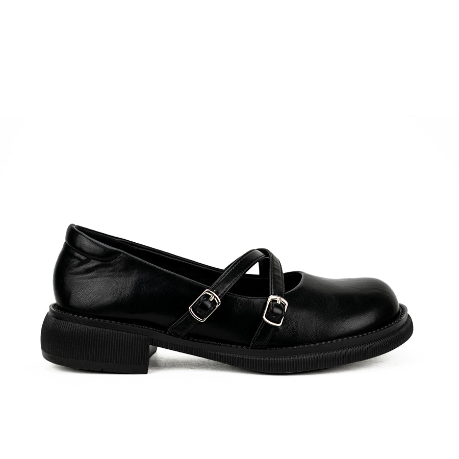 Mario D' Boro Women's Korean Flats  Shoes Lw A600-41A Black