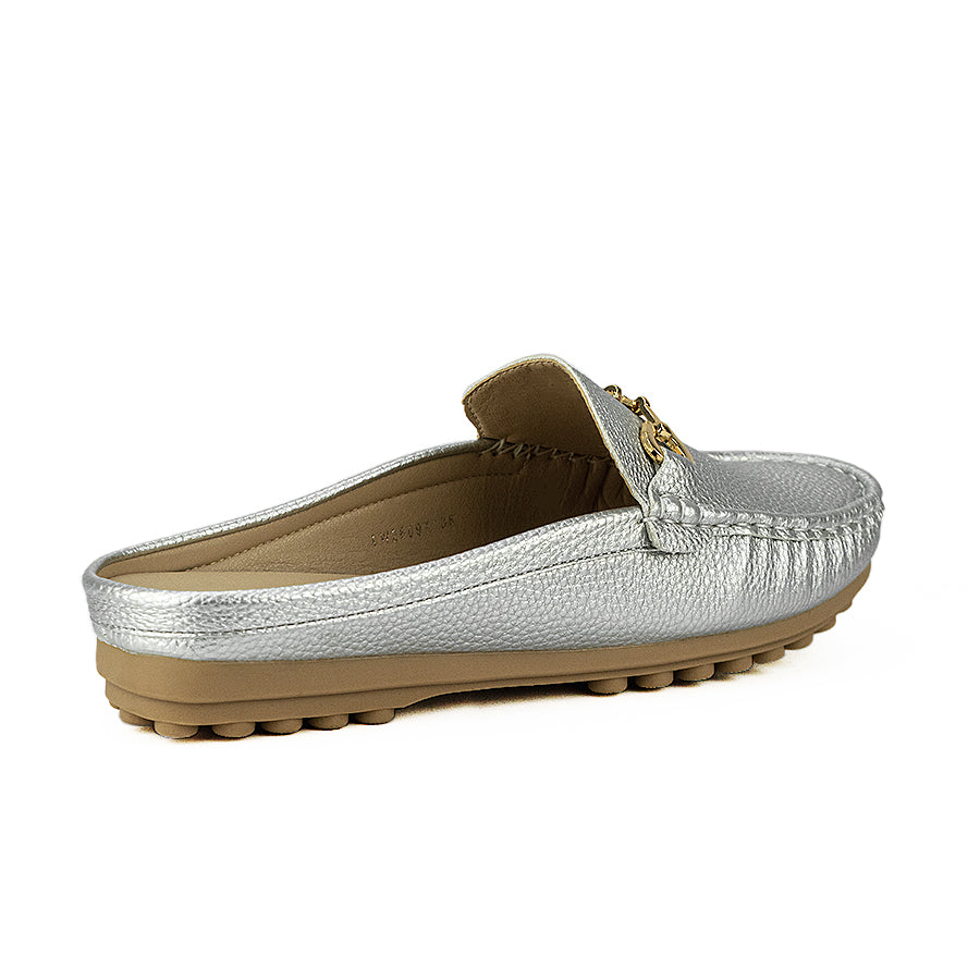 Mario D' Boro Women's Mules Lw 26097 Black/Silver C46