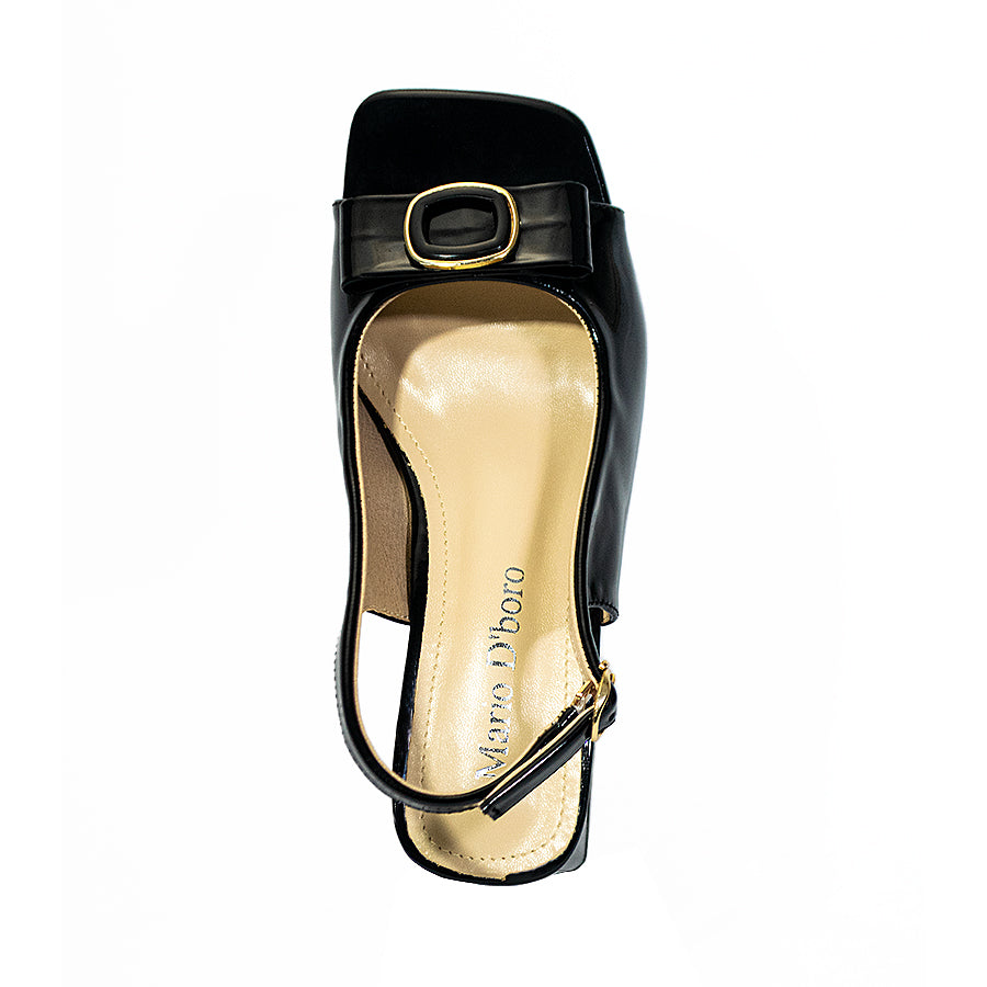 Mario D' Boro Women's Heeled Sandals LY 28145 Black/Maroon C65