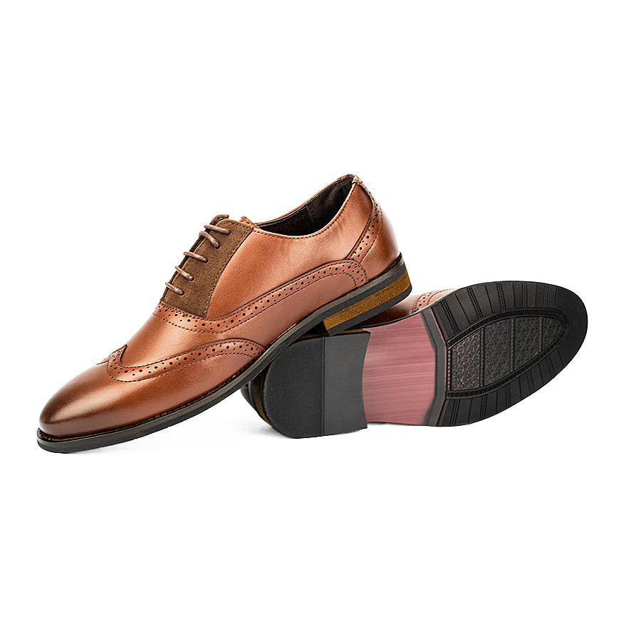 Mario D' Boro Men's Formal Shoes Oxford  Mw 23107 Black/Brown C27