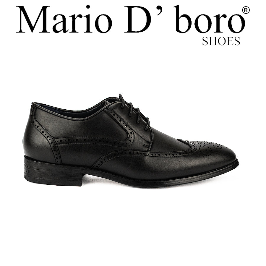 Mario D' Boro Men's Formal Elite Mw 24588 Black/Dark Brown C45