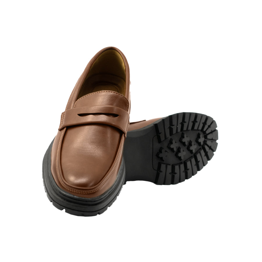 Mario D' Boro Men's Formal Slip On MY 26044 Black/Dark Brown C69