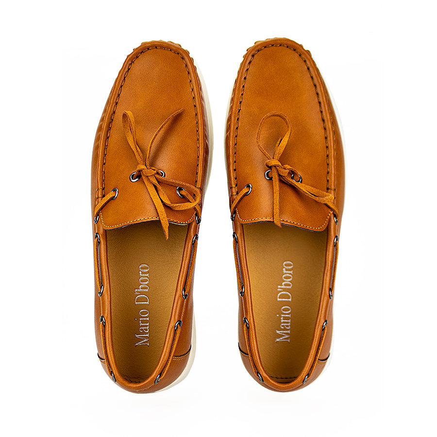 Mario D' Boro Men's Casual Loafers Shoes Mw 22909 Black/Brown