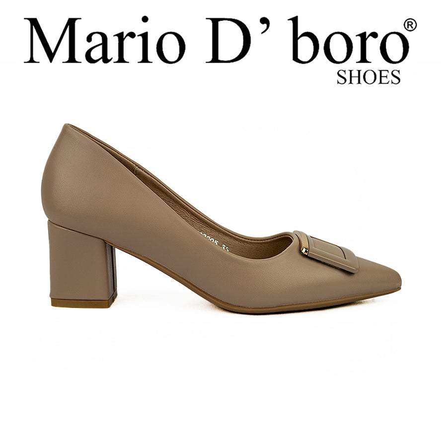 Mario D' Boro Women's Pumps Shoes Lv 23205 Black/Taupe