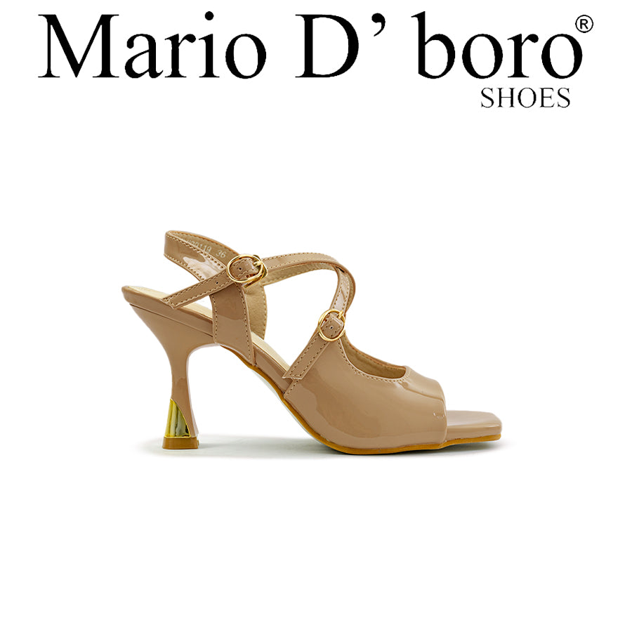 Mario D' boro Women's Heeled Sandals LY 29119 - Beige / Taupe C80