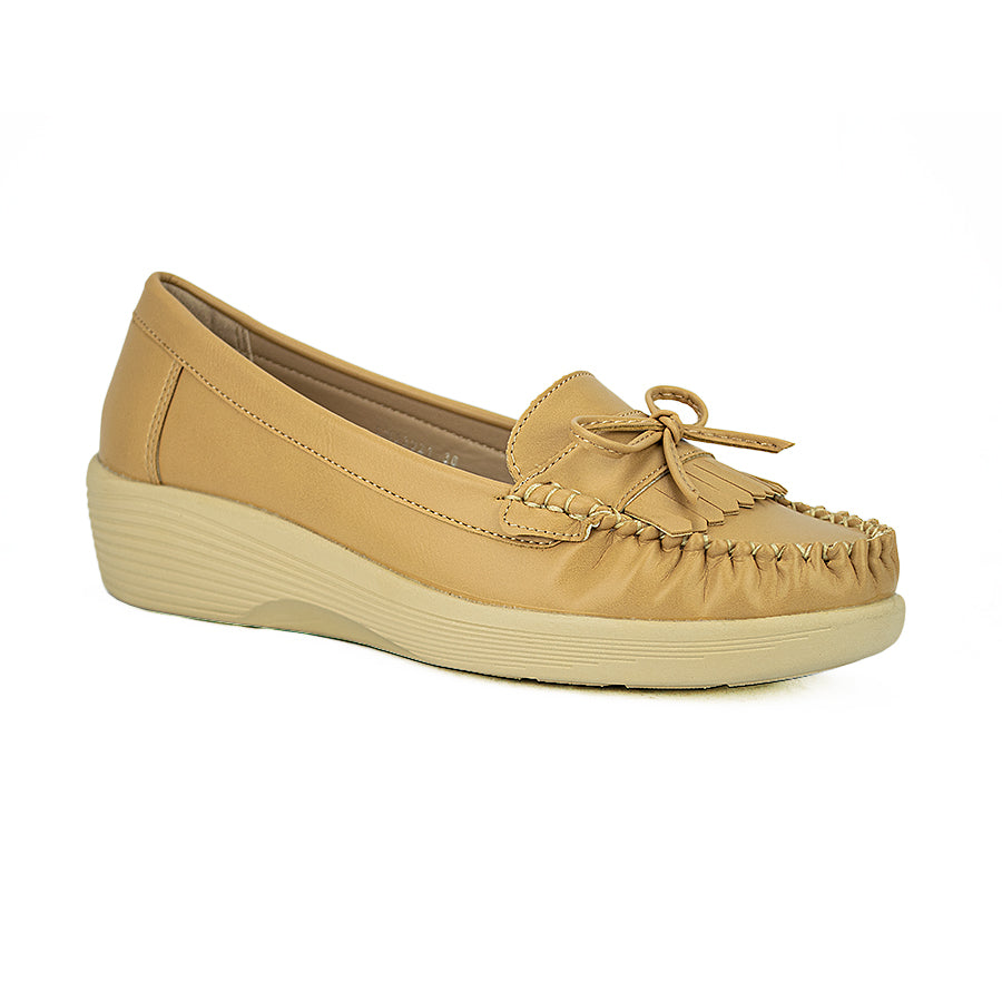 Mario D' Boro Women's Flat Shoes  Lw 23921 Beige/Black C29