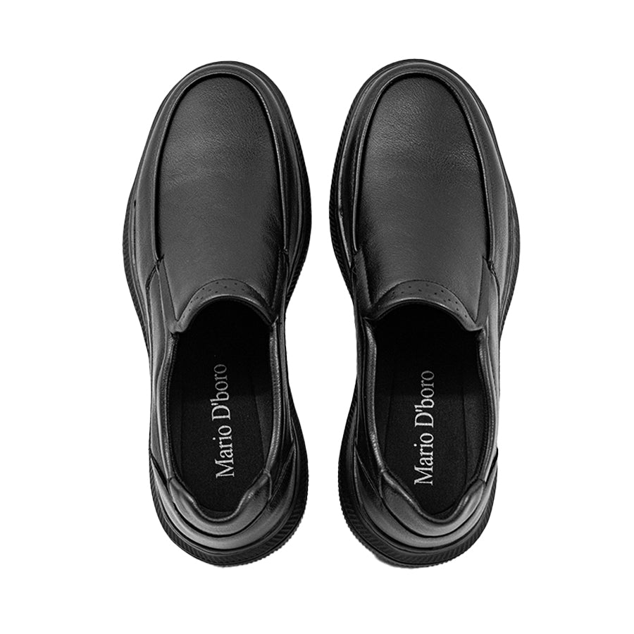 Mario D' boro Men's Formal Slip On MY 26495 Black C82