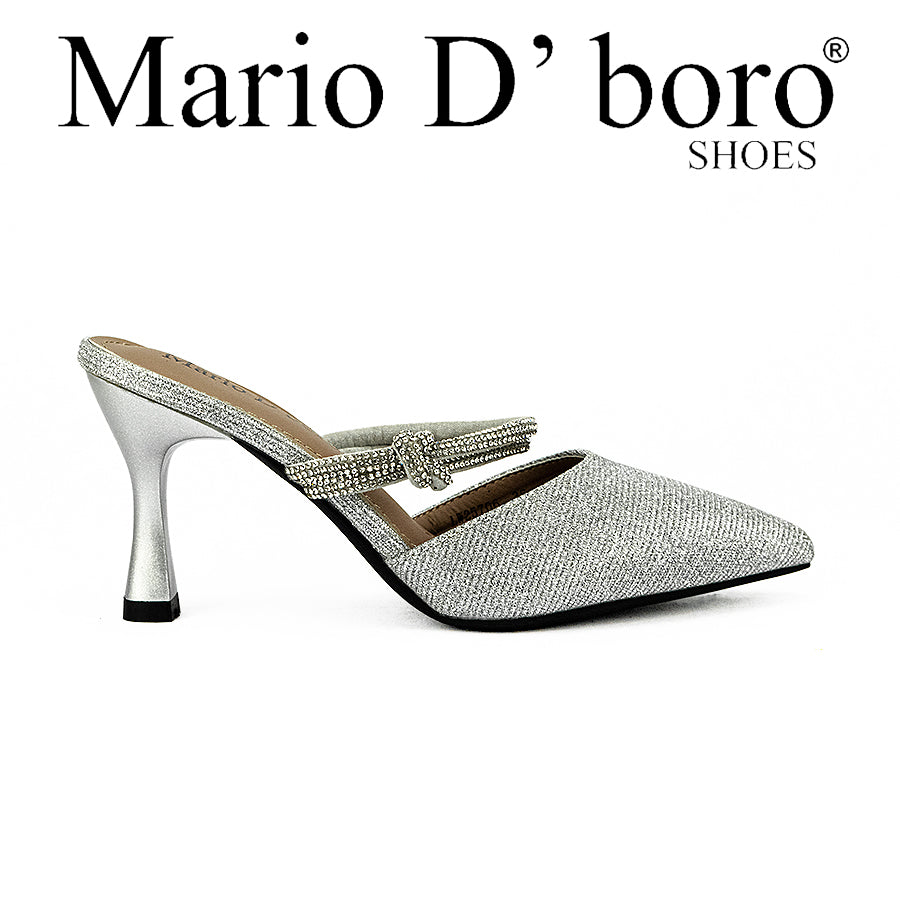 Mario D' Boro Women's Evening Sandals Lw 25706 Gold/Silver C44
