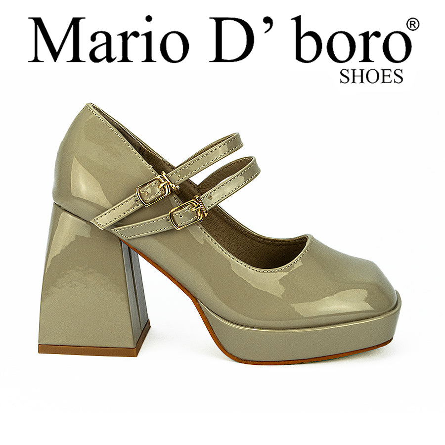 Mario D' Boro Women's Pumps Shoes Lw 25181 Black/Taupe C34, C41