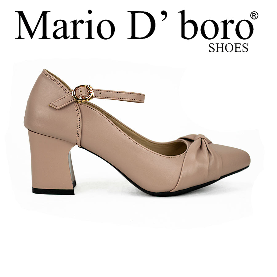 Mario D' Boro Women's Pumps Lv 23023 Black/Old Rose C29