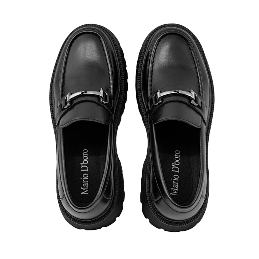 Mario D' boro Men's Formal Slip On MY 25888 - Black / Brown C82