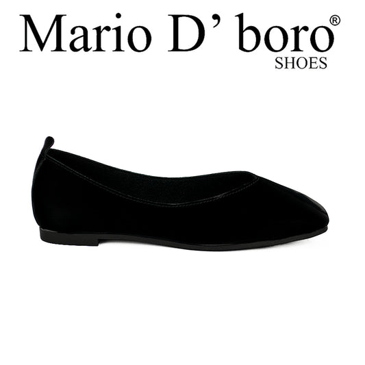 Mario D' Boro Women's Flat Lw 23423 Black
