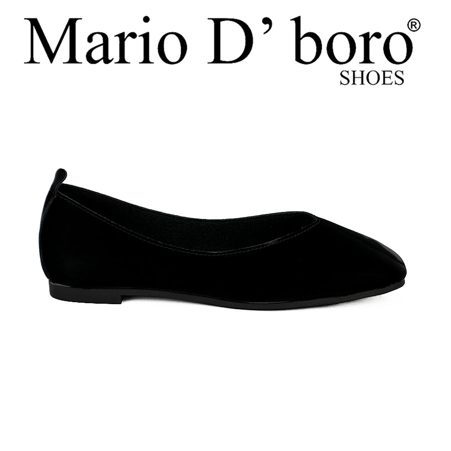 Mario D' Boro Women's Flat Lw 23423 Black