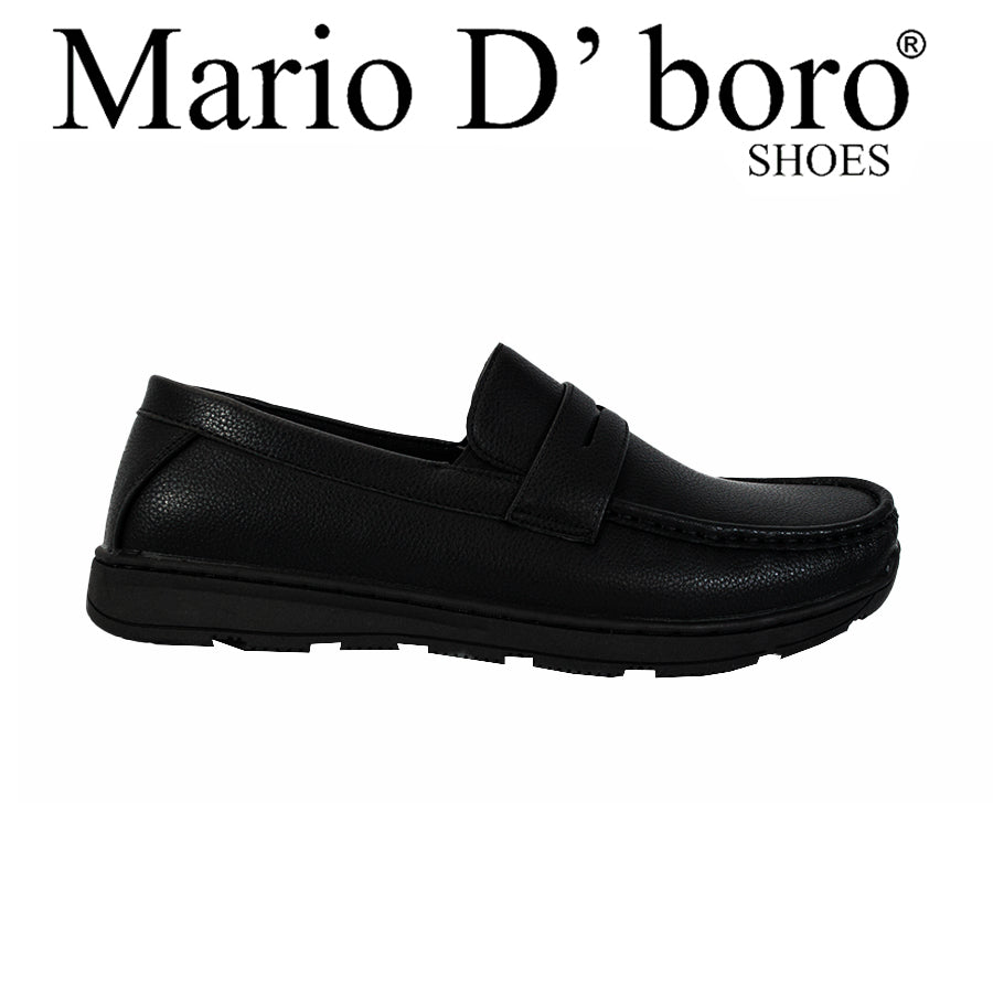 Mario D' Boro Men's Casual Loafers MX 25699 Black C62
