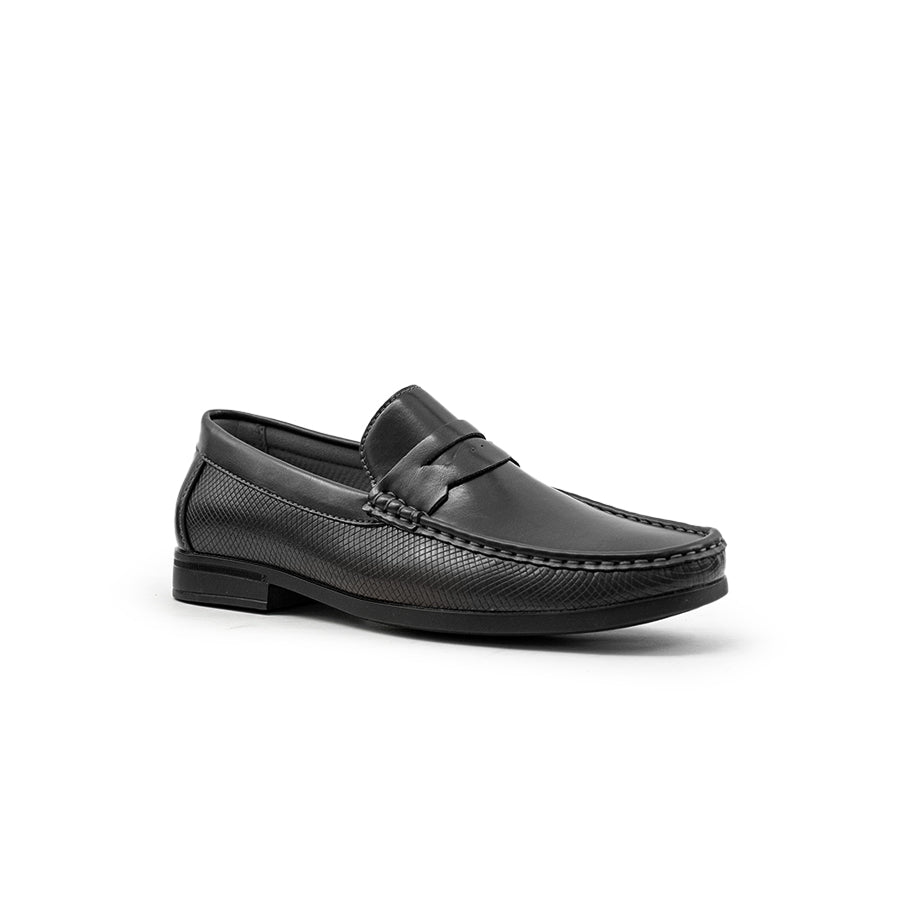 Mario D' Boro Men's Formal Slip On MY 26336 - Black / Dark Brown C85
