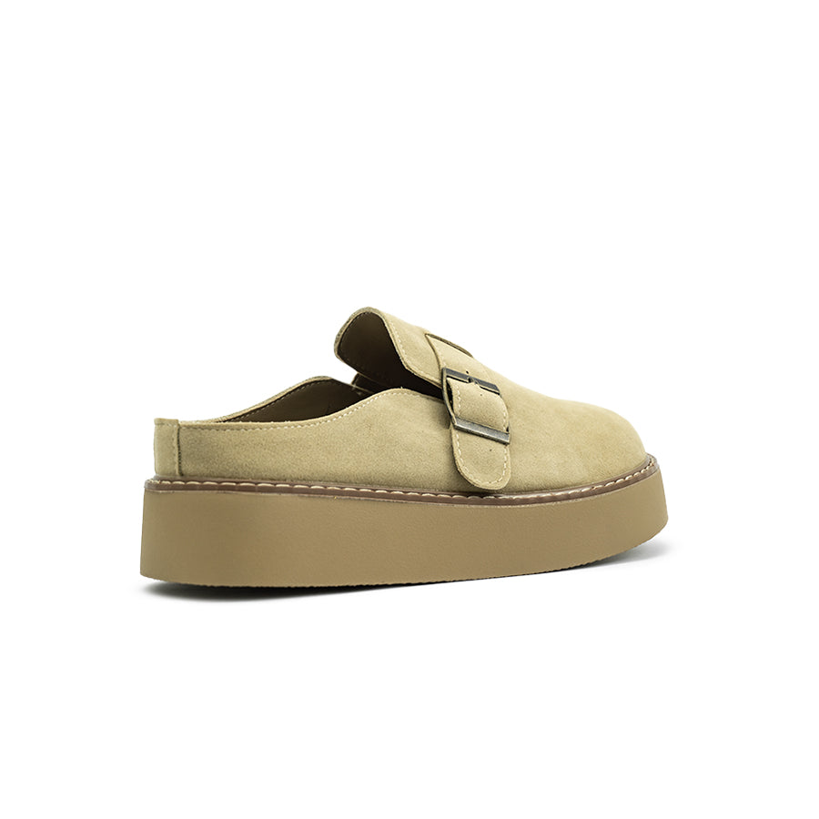 Women's Mules LY 28826 Bone/Medium Brown C74