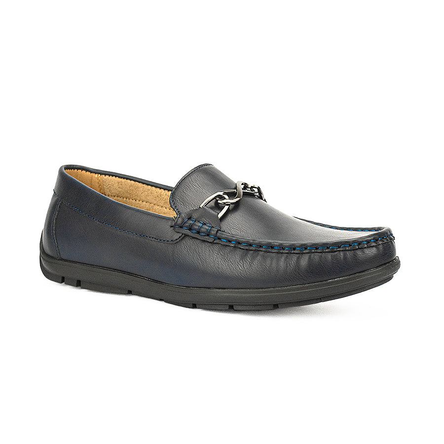 Mario D' Boro Men's Casual Loafers Mw 23564 Black/Navy Blue C42