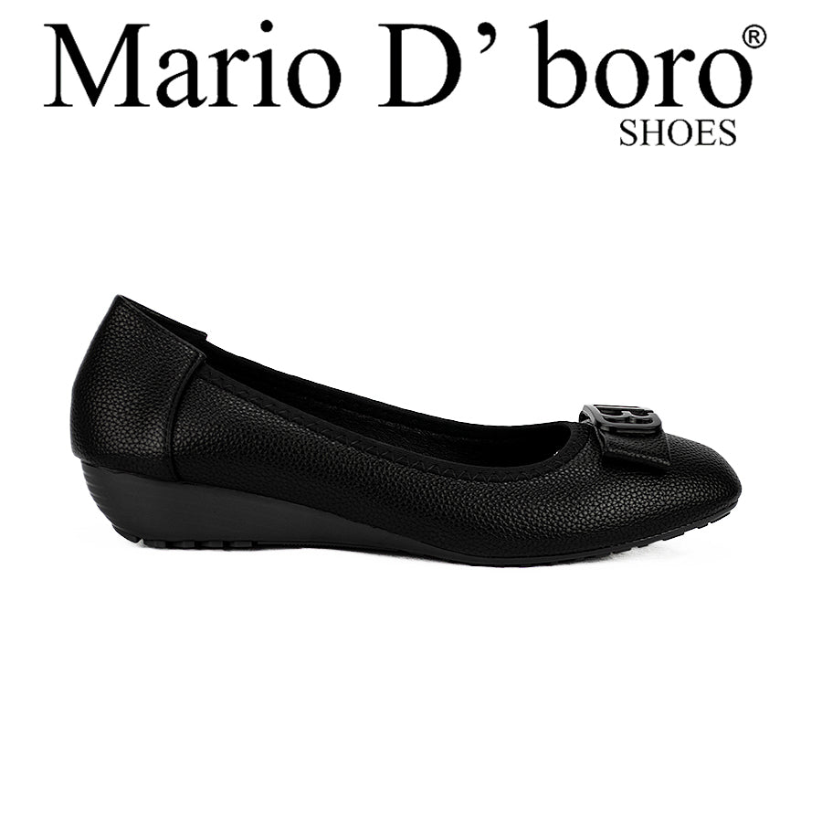 Mario D' Boro Women's Flat Shoes Lw 24176 Black C29