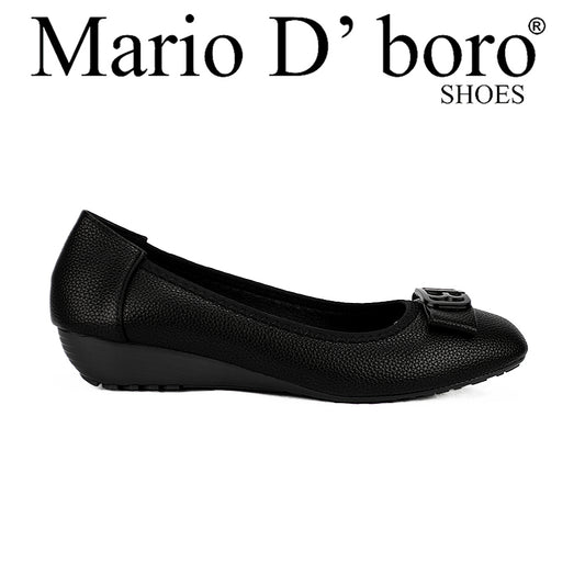 Mario D' Boro Women's Flat Shoes Lw 24176 Black C29