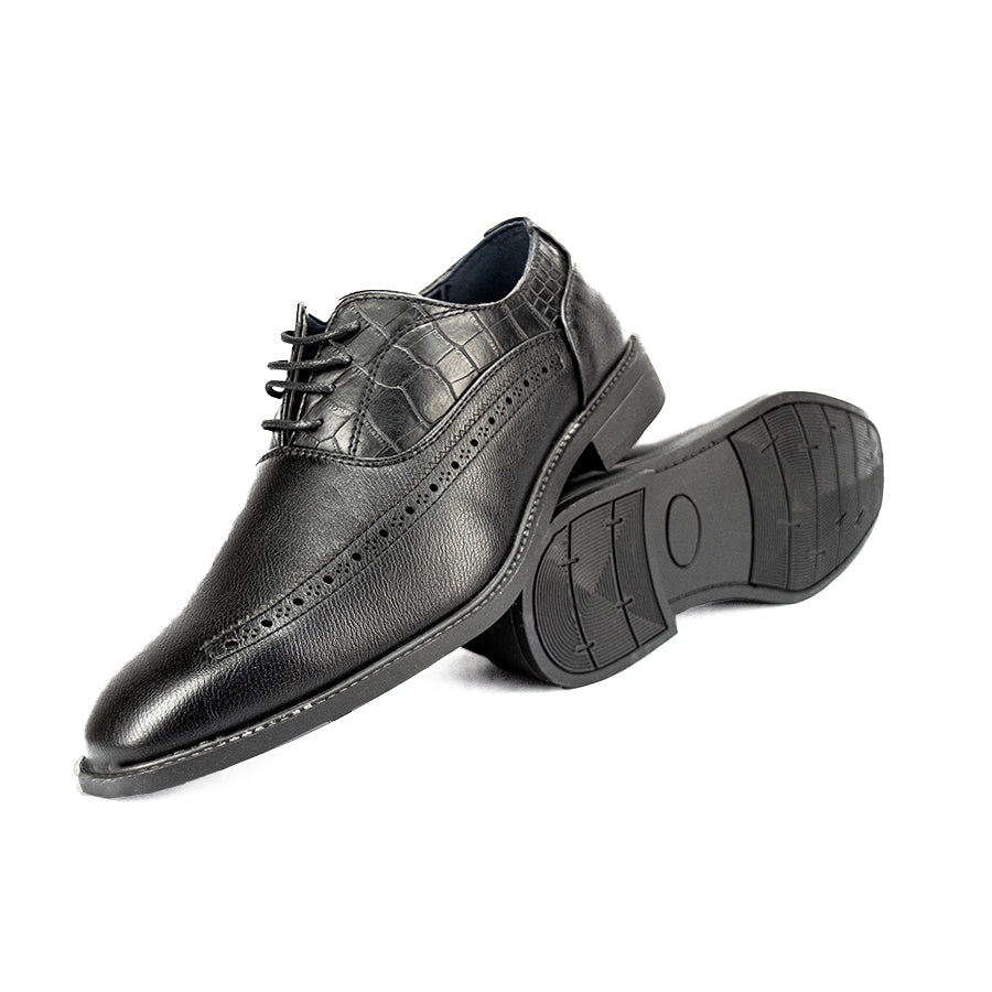 Mario D' Boro Men's Formal with Lace Mw 24524 Black/Brown C43