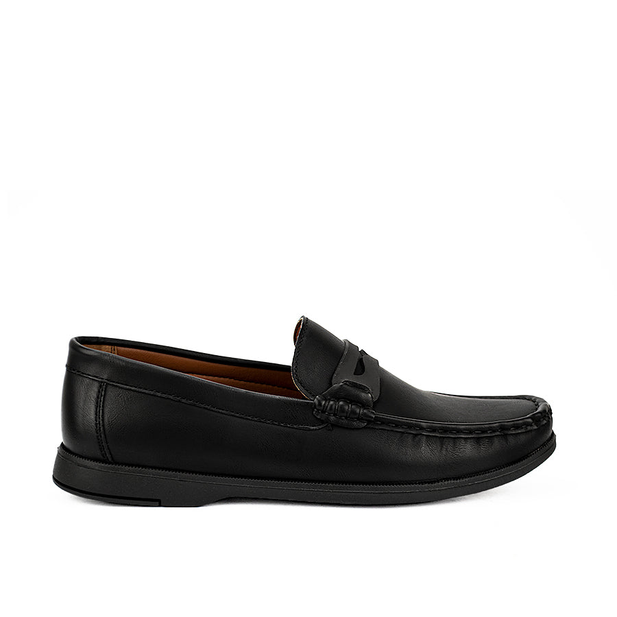 Mario D' Boro Men's Casual Loafers Shoes Mw 22620 Black