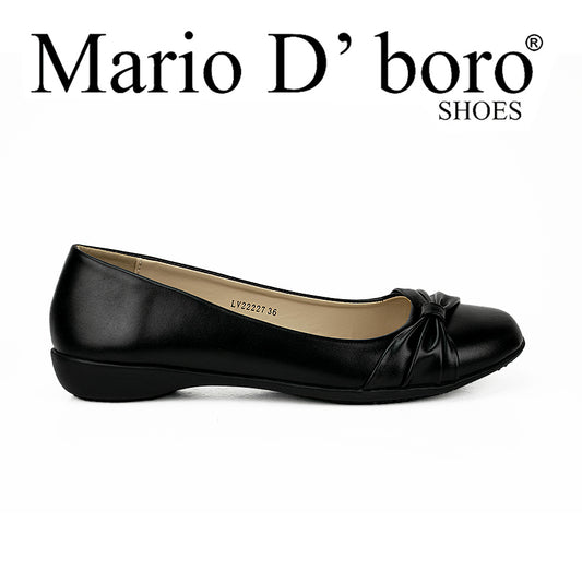 Mario D' Boro Women's Sshs Flat Shoes Lv 22227 Black C29
