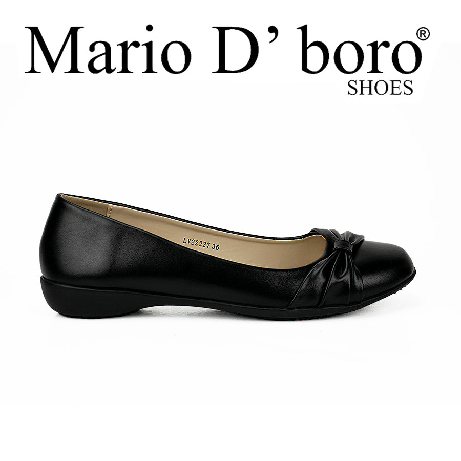 Mario D' Boro Women's Sshs Flat Shoes Lv 22227 Black C29