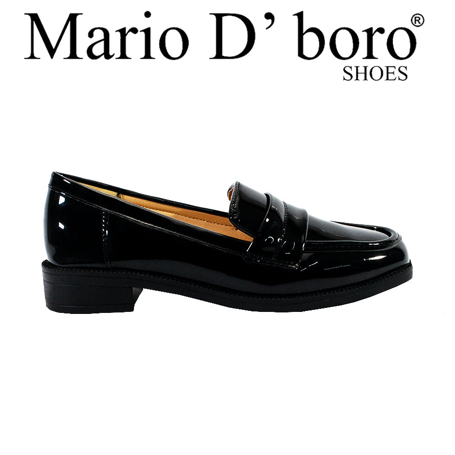 Mario D' Boro Women's Loafers LX 27659 Black C61