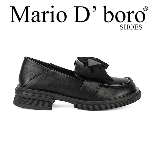 Mario D' Boro Women's Korean Flat Shoes Lw 24149 Black C31