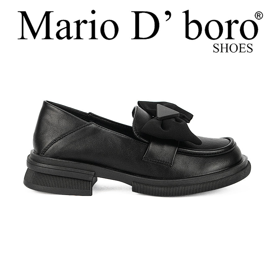 Mario D' Boro Women's Korean Flat Shoes Lw 24149 Black C31