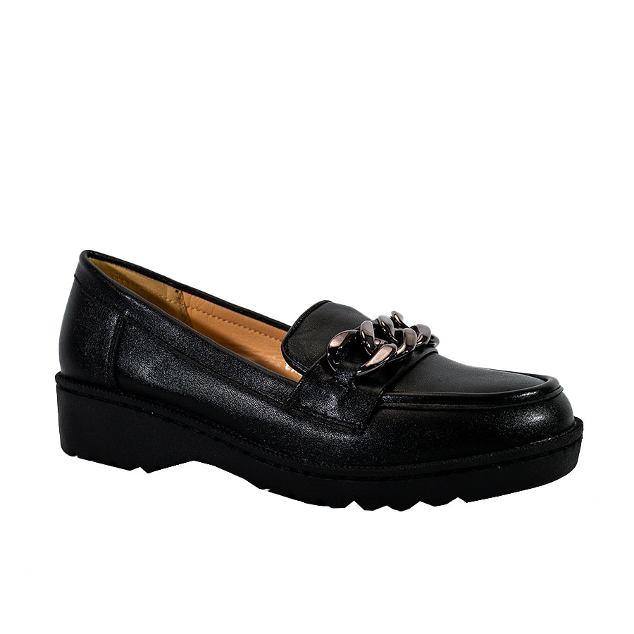 Mario D' Boro Women's SSHS Flats LX 27679 Black C58