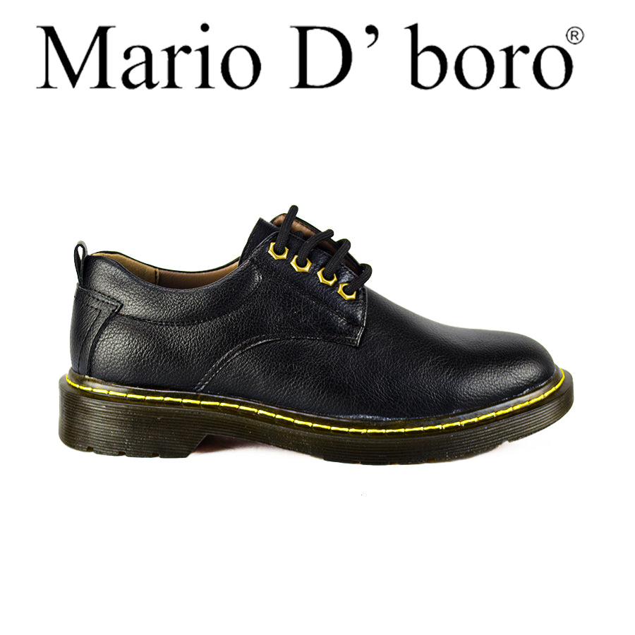 Mario D' Boro Men's Casual Loafers MX 24713 Black/Dark Brown C50