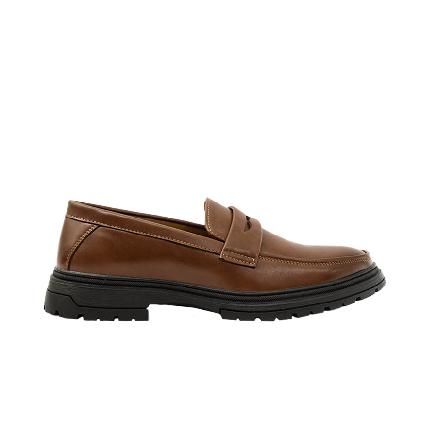 Mario D' Boro Men's Formal Slip On MY 26044 Black/Dark Brown C69