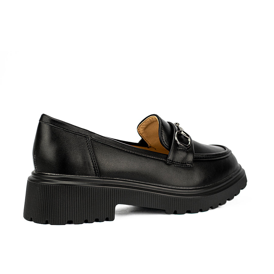 Mario D' Boro Women's Korean Flats Lw 23767 Black C40-C44